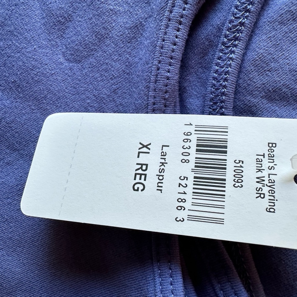 L.L. Bean Women's Tank Top in Larkspur Blue